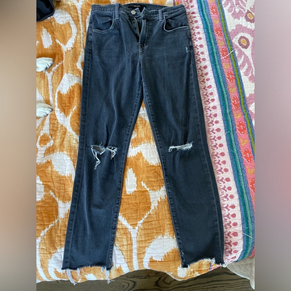 J Brand Alana High Rise Crop Skinny